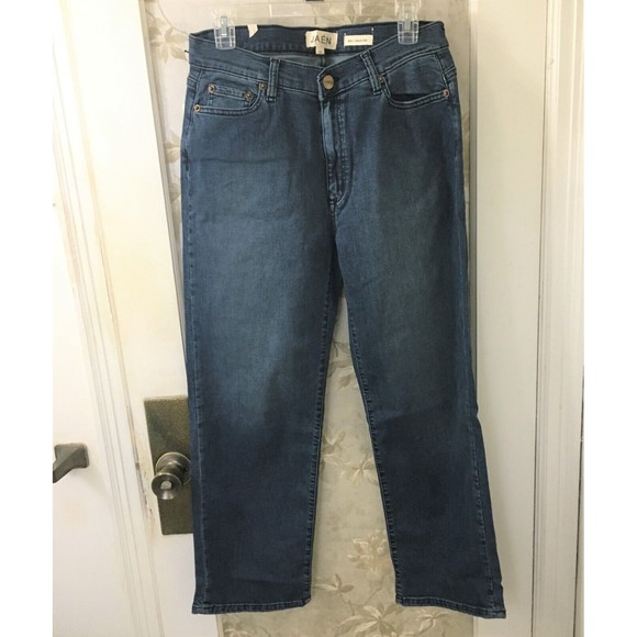 JAEN MOM LINCOLN STONEWASHED BLUE STRAIGHT LEG WOMENS JEANS-30 NWT - Picture 1 of 6